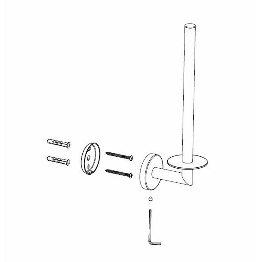 Reserverolhouder BWS Mark RVS Geborsteld Brons Koper