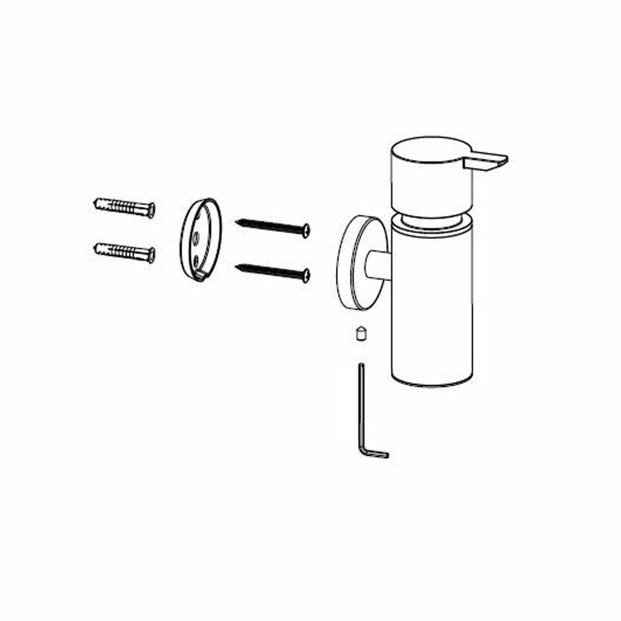 Zeepdispenser BWS Mark Geborsteld Brons Koper