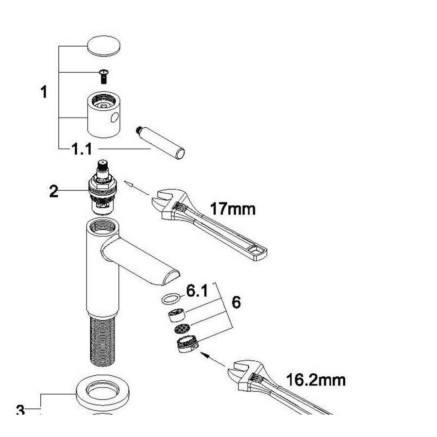 Toiletkraan BWS Mark 1/2 Geborsteld Brons Koper