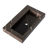 Wastafel Topa Artificial Marble 80 Copper Brown (0 krgt.)