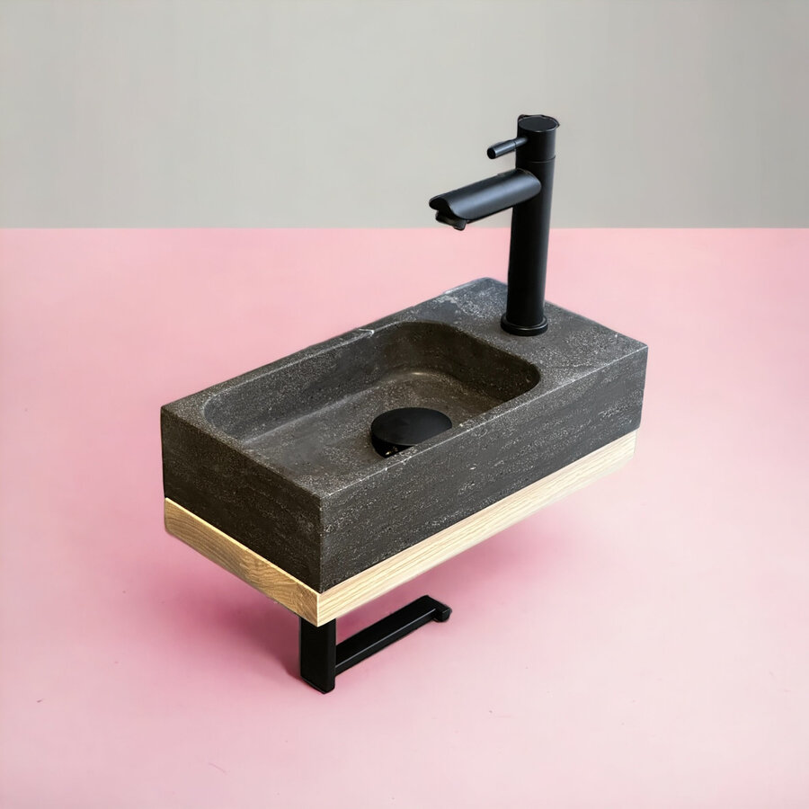 Fonteinbak Casajoy Bold 37x18x11 cm Natuursteen