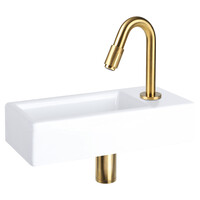 Koudwaterkraan Differnz Bow 19 cm Mat Goud