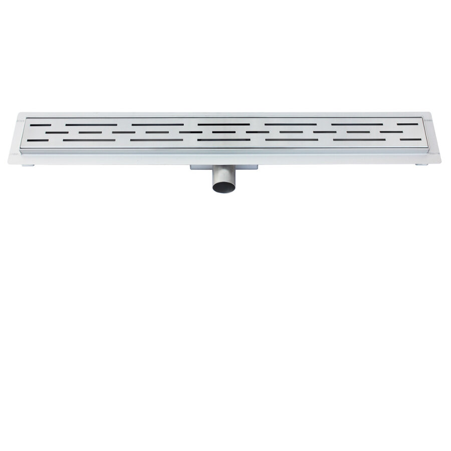 Douchegoot Best Design Nice Met Flens 120cm RVS