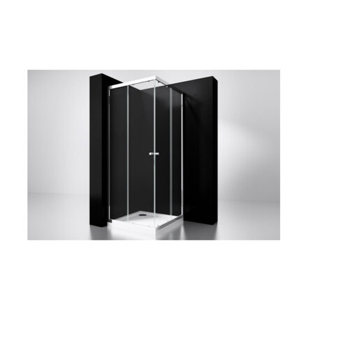 Douche Hoekinstap Best Design Project 80x80x190cm Glas 5mm Aluminium Profiel 