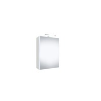 Best-Design "Happy" MDF Spiegelkast + Verlichting 50x60cm Wit