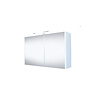 Best Design Best-Design "Happy" MDF Spiegelkast + Verlichting 80x60cm Wit