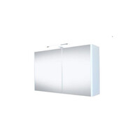 Best-Design "Happy" MDF Spiegelkast + Verlichting 80x60cm Wit