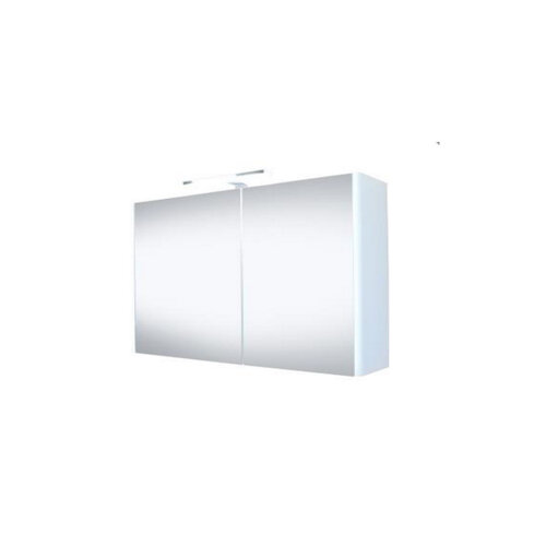 Best-Design "Happy" MDF Spiegelkast + Verlichting 80x60cm Wit 