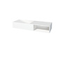 Best Design Best-Design "Gruna" Wastafel "Just-Solid" 120x42x20cm Mat Wit