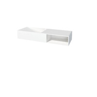 Best-Design "Gruna" Wastafel "Just-Solid" 120x42x20cm Mat Wit