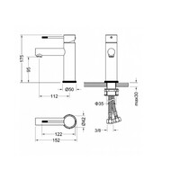 Best-Design "White" Wastafelmengkraan Mat-Wit