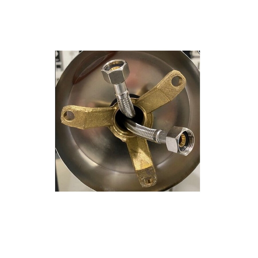 Best-Design "White" Vrijstaande Badkraan Hoogte 119 cm Mat Wit