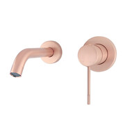 Best-Design "Lyon-Decorata" inbouw-wandmengkraan uitl=20cm Rosé Mat Goud