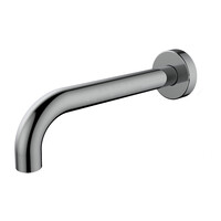 Best-Design Chrome 90 Muuruitloop Met Rozet 1/2"x 21 cm Chroom