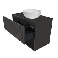Best-Design "Rigatti-100-Black-Greeploos" Meubel Onderkast 100 cm