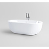 Clou Clou InBe Vrijstaand Ligbad Ovaal 180x85x61 cm Acryl Wit Met Overloop Wit