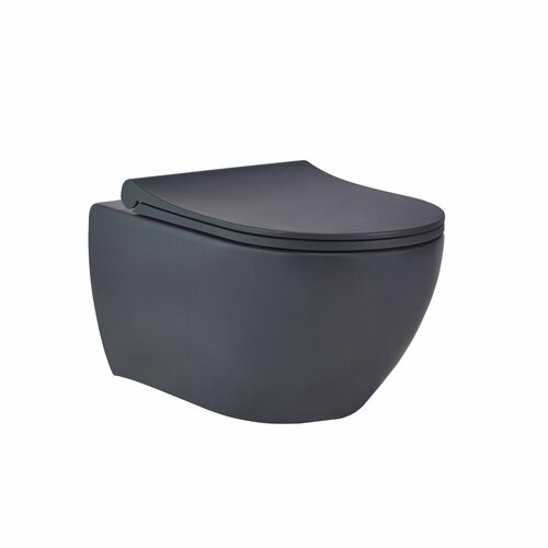 Wandcloset Pack Van Marcke Go Carissa Zonder Spoelrand Mat Antraciet (pk) 
