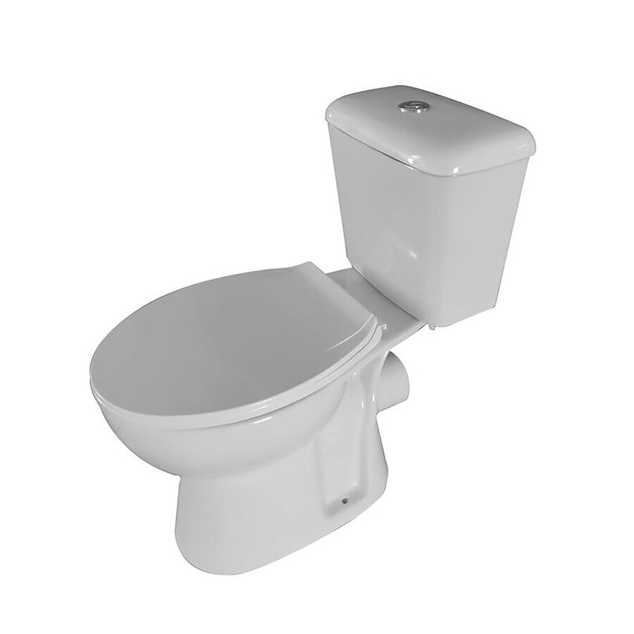 Duoblok BWS Clean Staand Compleet Glans Wit PK