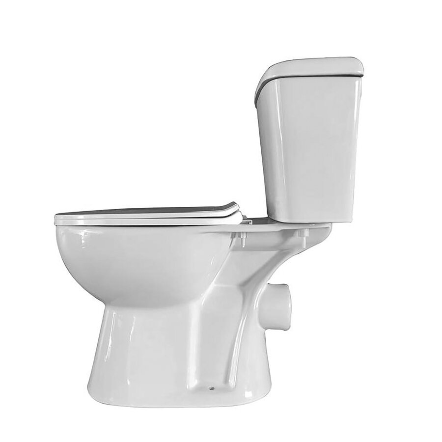 Duoblok BWS Clean Staand Compleet Glans Wit PK