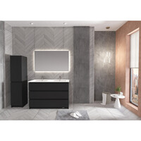 Onderkast BWS Jupiter 120cm 3 Lades Zwart