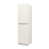 Kolomkast BWS Jupiter 135 cm 2 Deuren Wit