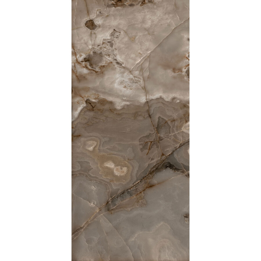 Vloertegel Florim Reves De Rex Douglas & Jones 120x280 cm Magnum Glans Choco (Prijs Per Tegel)