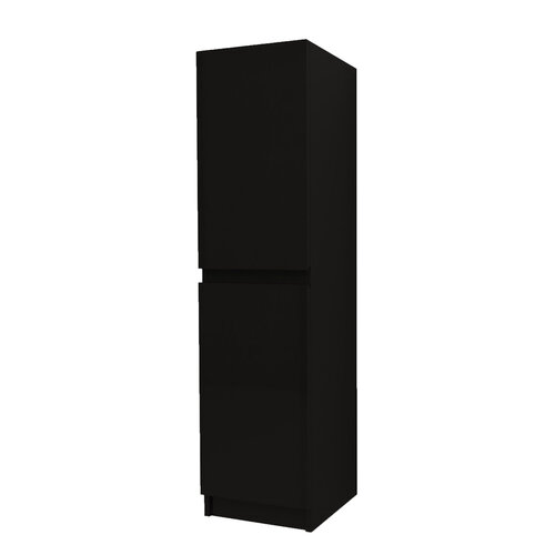Kolomkast BWS Jupiter 135 cm 2 Deuren Zwart 