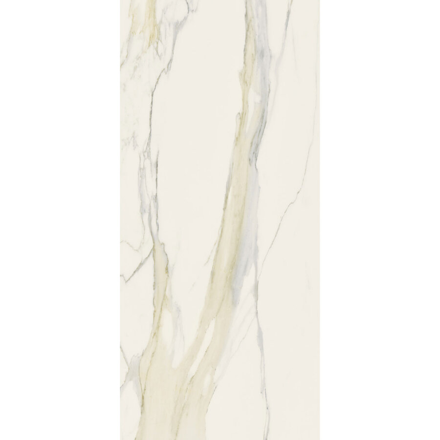 Vloertegel Douglas & Jones 120x280 cm Magnum Glans Calacatta Gold (Prijs Per Tegel)