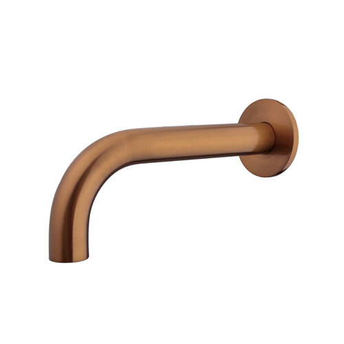 Uitloop Inbouw Rond BWS Danielle 20 cm 1/2'' Geborsteld Brons Koper 