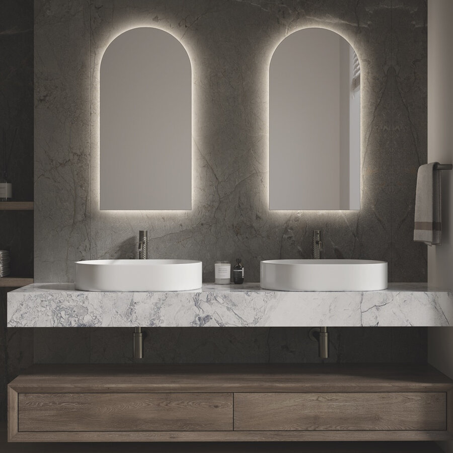 Spiegel Martens & Meijer Bangkok 45x90 cm met Verlichting en Verwarming