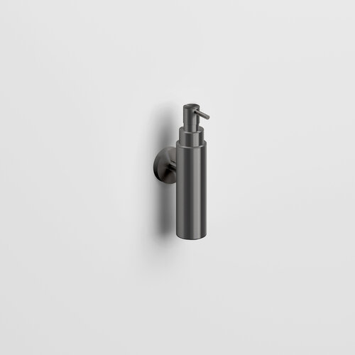 Zeepdispenser Clou Sjokker 100cc Wandmodel Gunmetal Geborsteld PVD 