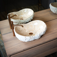 Waskom Loutro Kev S Rechthoek 50x35x20 cm Marmer Sand