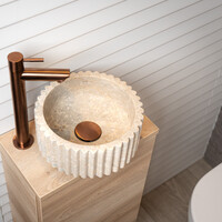 Waskom Loutro Irini Rond 25x25x14 cm Marmer