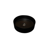 Waskom Loutro Mc Delly B Rond 40x40x12 cm Mat Zwart