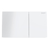 Drukplaat Geberit Sigma 70 Frontbediening 2-toets Glas Wit