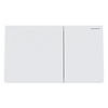 Drukplaat Geberit Sigma 70 Frontbediening 2-toets RVS Mat Wit