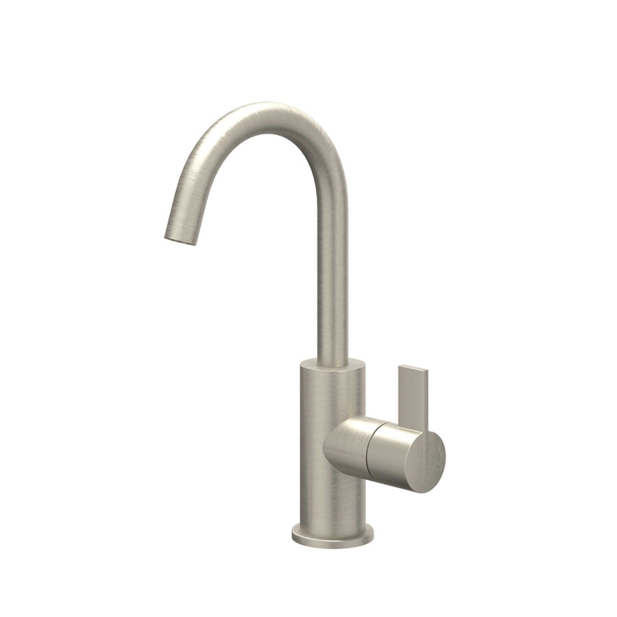 Wastafelkraan IVY Pact Draaibare Uitloop Coldstart Geborsteld Nickel PVD