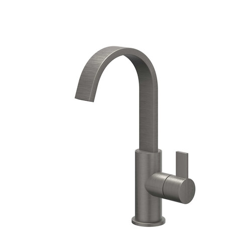 Wastafelkraan IVY Pact Coldstart Draaibare Cascade Geborsteld Metal Black PVD 
