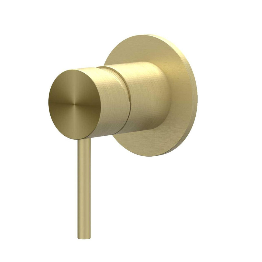 Inbouw Douchemengkraan IVY Concord Inbouw Eenhendel Inclusief Inbouwdeel RVS316 Geborsteld Mat Goud PVD