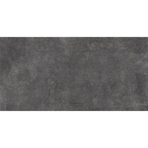 Decor Alaplana P.E. Bonn Gerectificeerd 60x120 cm Decor Relief Mate Anthracite (Prijs per stuk) 