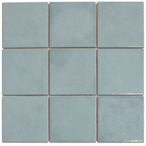 Mozaiek Tegel Kasba 29,7x29,7 cm Glans Turquoise (Prijs per M2) 