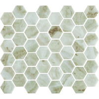 Mozaïek Valencia 27.8x32.5 cm Recycled Glas Verde Marble Print (Prijs per M2)