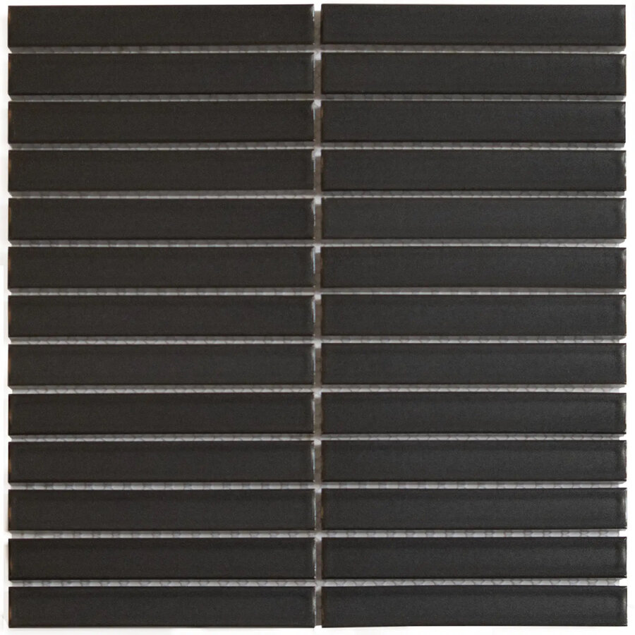 Mozaiek Tegel Sevilla 29,6x30 cm Finger Mat Carbon Gray (Prijs per 0.89 M2)