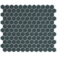 Mozaiek Tegel Hexagon 26x30 cm Camo Navy Blue (Prijs per 0.78 M2)