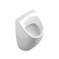 Urinoir Ipee U1 Edge Keramiek Instelbaar Spoelvolume Achterinlaat 6V 58x37x35 cm Wit