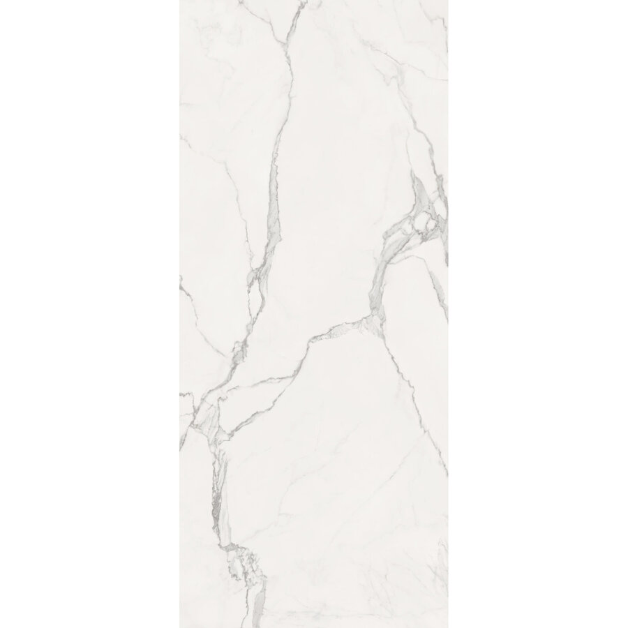 Wandtegel Ape Grupo Luna Blanca 120x280 cm Gepolijst Wit Marmerlook (Prijs Per Tegel)