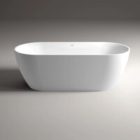 Vrijstaand Bad Sanilux Moon 180 cm Glans Wit