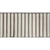 Mozaïek Stardos Bars 12.5x25 cm Glossy White (Prijs per M2)