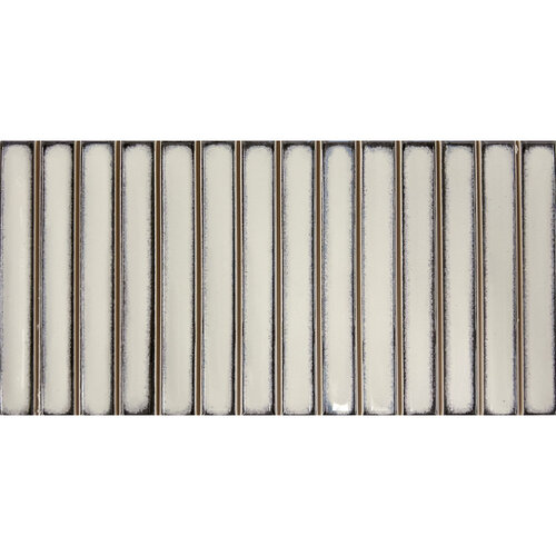 Mozaïek Stardos Bars 12.5x25 cm Glossy White (Prijs per M2) 