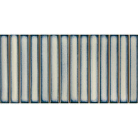 Mozaïek Stardos Bars 12.5x25 cm Glossy Blue (Prijs per M2)